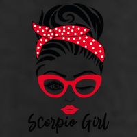Scorpio Wink Eye Face Wink Eyes Lady Gift 25L Jumbo Tote