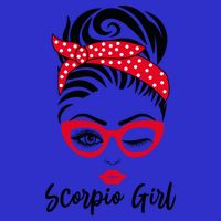 Scorpio Wink Eye Face Wink Eyes Lady Gift Button