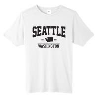 Seattle Washington Est 1851 State Map Souvenir Gift Tall Fusion ChromaSoft Performance T-Shirt