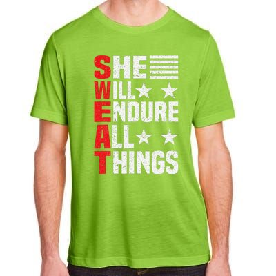 She Will Endure All Things Adult ChromaSoft Performance T-Shirt