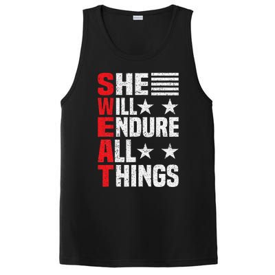 She Will Endure All Things PosiCharge Competitor Tank