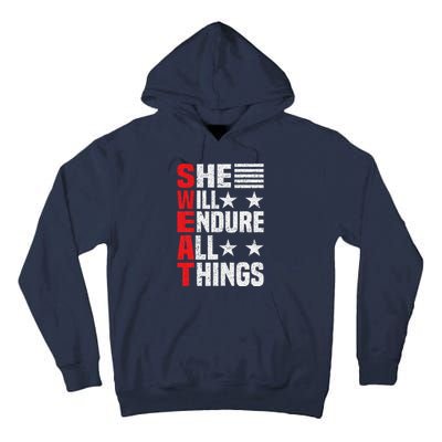 She Will Endure All Things Tall Hoodie