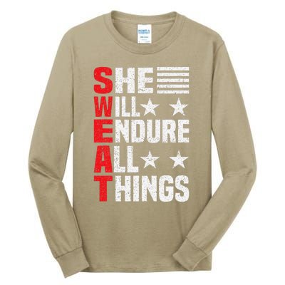 She Will Endure All Things Tall Long Sleeve T-Shirt