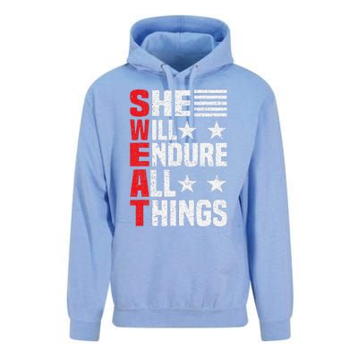 She Will Endure All Things Unisex Surf Hoodie