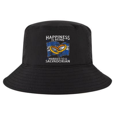 Salvadorian Wedding El Salvador Heritage Flag Married Cool Comfort Performance Bucket Hat