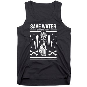 Save Water Every Drop Counts Tank Top