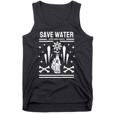 Save Water Every Drop Counts Tank Top