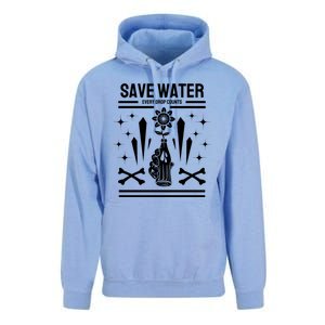 Save Water Every Drop Counts Unisex Surf Hoodie