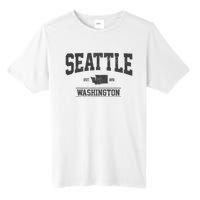 Seattle Washington Est. 1851 State Map Souvenir Gift Tall Fusion ChromaSoft Performance T-Shirt