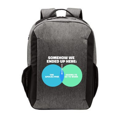 Somehow We Ended Up Here Between Apocalypse & Having To Work Vector Backpack