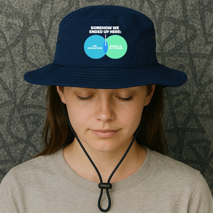 Somehow We Ended Up Here Between Apocalypse & Having To Work Bucket Hat
