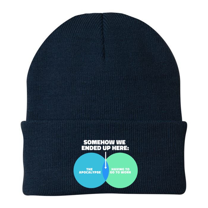 Somehow We Ended Up Here Between Apocalypse & Having To Work Beanie