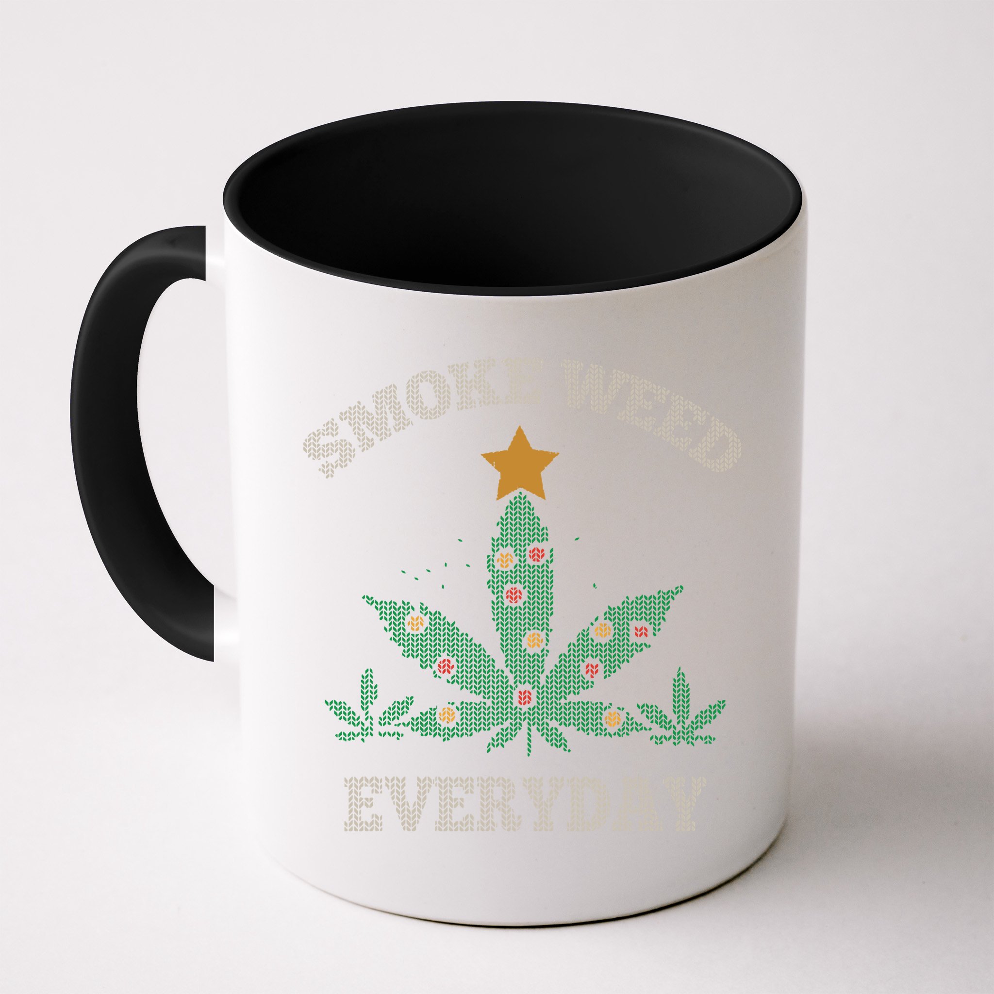 Smoke Weed Everyday Christmas Cannabis Weed Mug