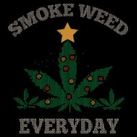 Smoke Weed Everyday Christmas Cannabis Weed 16 in Basic Backpack