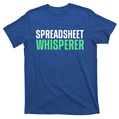 Spreadsheet Whisperer Expert Financial Advisor Gift T-Shirt