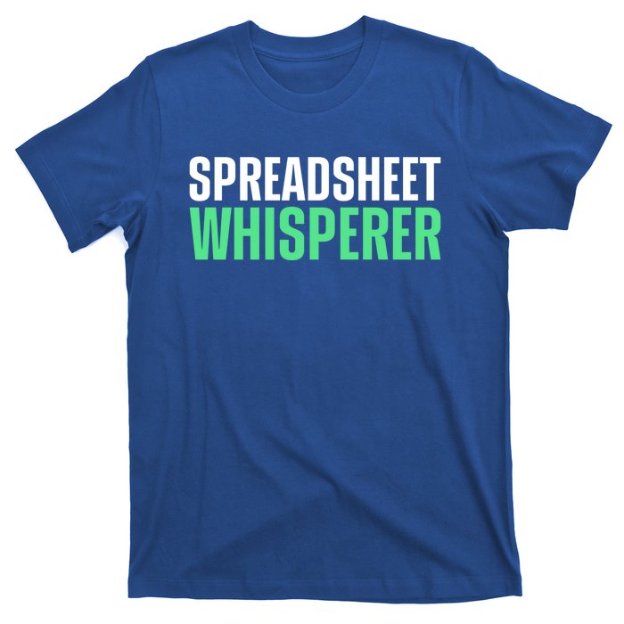 Spreadsheet Whisperer Expert Financial Advisor Gift T-Shirt