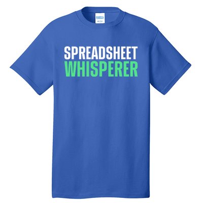 Spreadsheet Whisperer Expert Financial Advisor Gift Tall T-Shirt