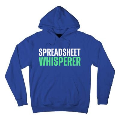 Spreadsheet Whisperer Expert Financial Advisor Gift Tall Hoodie