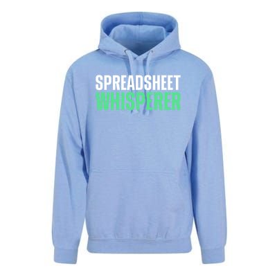 Spreadsheet Whisperer Expert Financial Advisor Gift Unisex Surf Hoodie