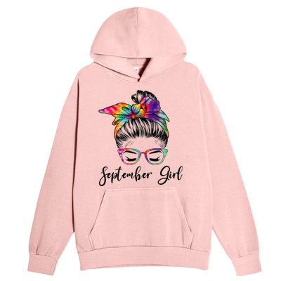 September Wink Eye Face Was Born In September Great Gift Urban Pullover Hoodie