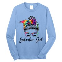 September Wink Eye Face Was Born In September Great Gift Long Sleeve Shirt