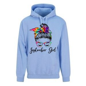 September Wink Eye Face Was Born In September Great Gift Unisex Surf Hoodie