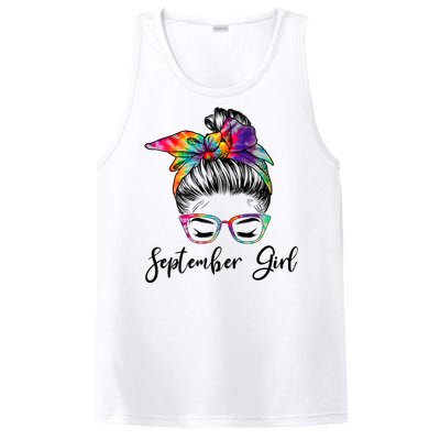 September Wink Eye Face Was Born In September Great Gift PosiCharge Competitor Tank