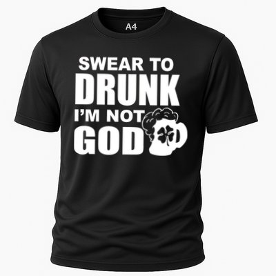Swear To Drunk I'm Not God Funny St. Patrick's Day Performance Shirt