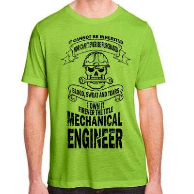 Sweat Blood Tears Mechanical Engineer Adult ChromaSoft Performance T-Shirt