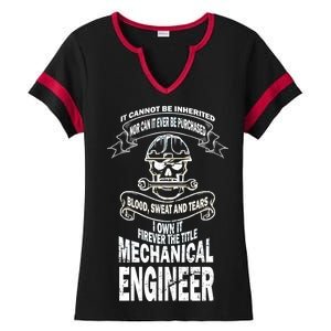 Sweat Blood Tears Mechanical Engineer Ladies Halftime Notch Neck Tee