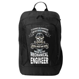 Sweat Blood Tears Mechanical Engineer City Backpack