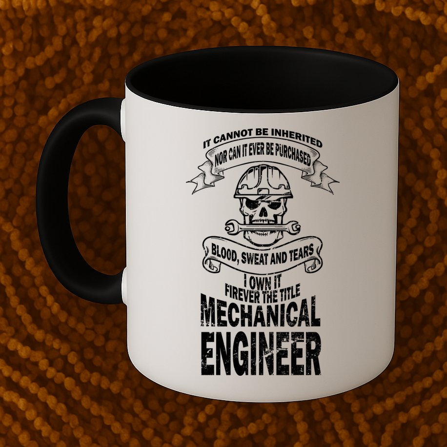 Sweat Blood Tears Mechanical Engineer Mug
