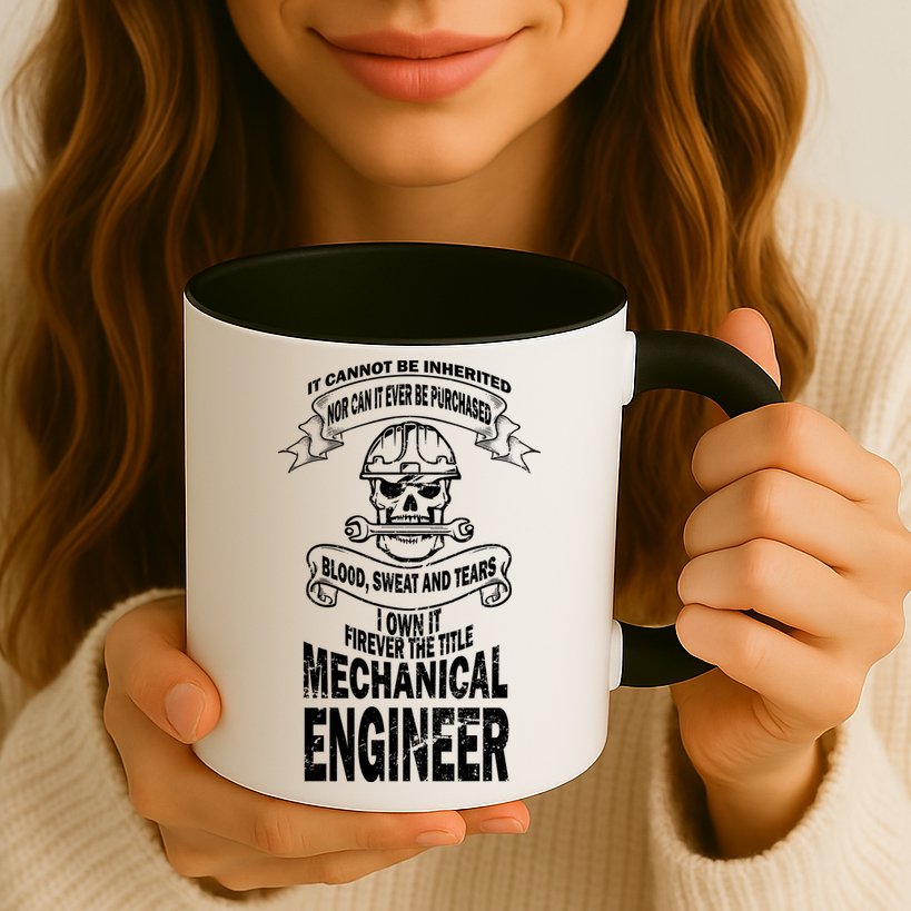 Sweat Blood Tears Mechanical Engineer Mug