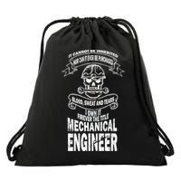 Sweat Blood Tears Mechanical Engineer Drawstring Bag