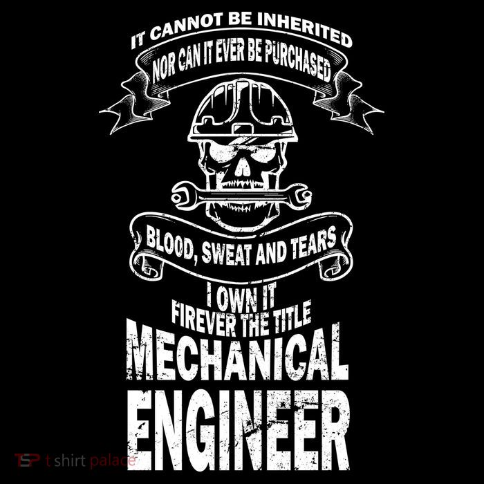Sweat Blood Tears Mechanical Engineer 16 in Basic Backpack
