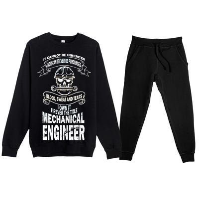 Sweat Blood Tears Mechanical Engineer Premium Crewneck Sweatsuit Set