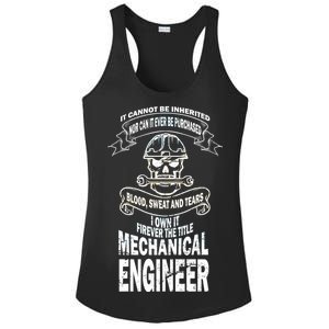 Sweat Blood Tears Mechanical Engineer Ladies PosiCharge Competitor Racerback Tank