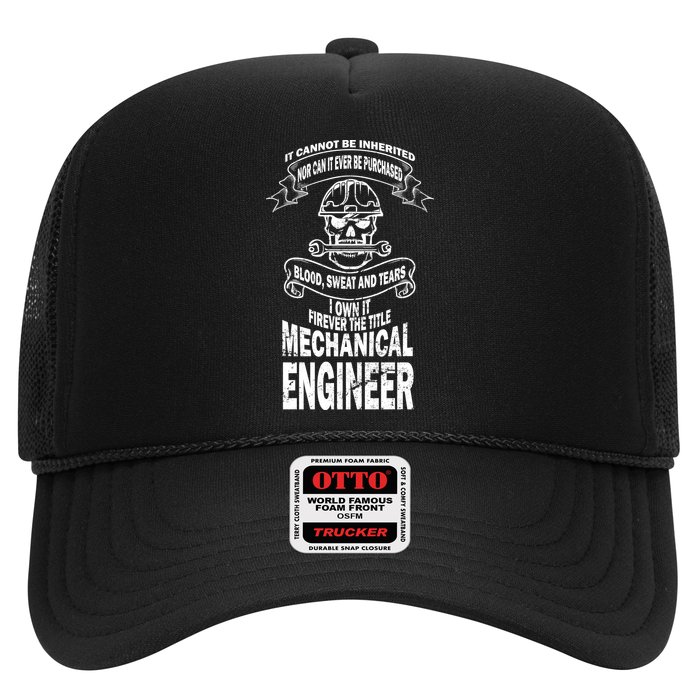 Sweat Blood Tears Mechanical Engineer Trucker Hat