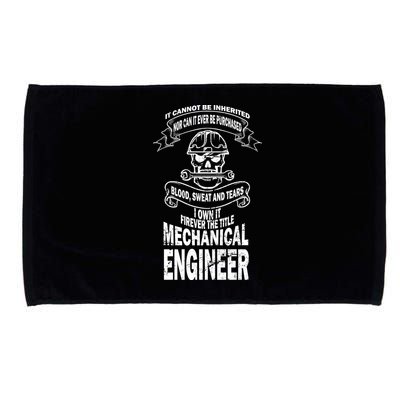 Sweat Blood Tears Mechanical Engineer Microfiber Hand Towel