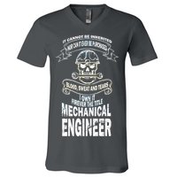 Sweat Blood Tears Mechanical Engineer V-Neck T-Shirt