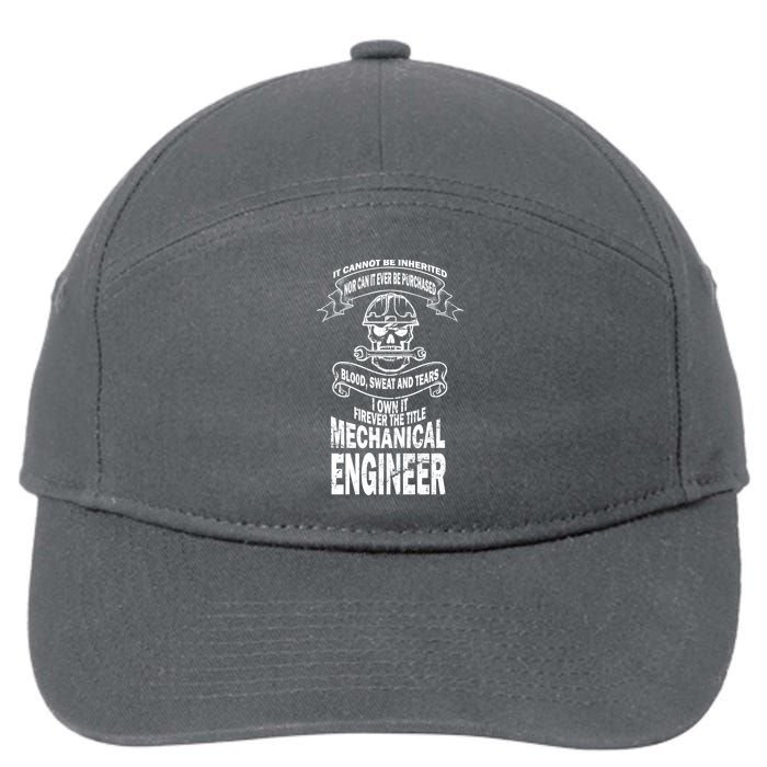 Sweat Blood Tears Mechanical Engineer 7-Panel Snapback Hat