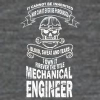 Sweat Blood Tears Mechanical Engineer Flatbill Hat