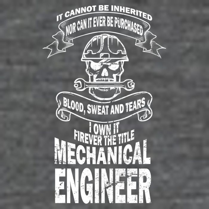 Sweat Blood Tears Mechanical Engineer Flatbill Hat