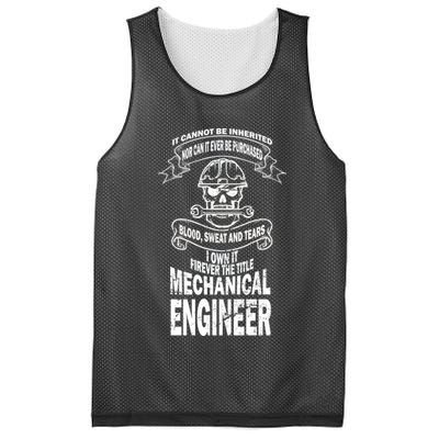 Sweat Blood Tears Mechanical Engineer Mesh Reversible Basketball Jersey Tank