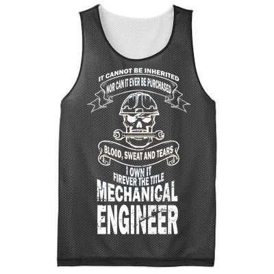 Sweat Blood Tears Mechanical Engineer Mesh Reversible Basketball Jersey Tank