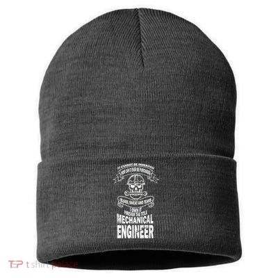 Sweat Blood Tears Mechanical Engineer Sustainable Knit Beanie