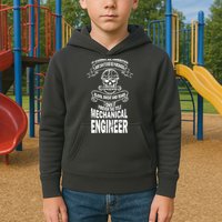 Sweat Blood Tears Mechanical Engineer Kids Hoodie