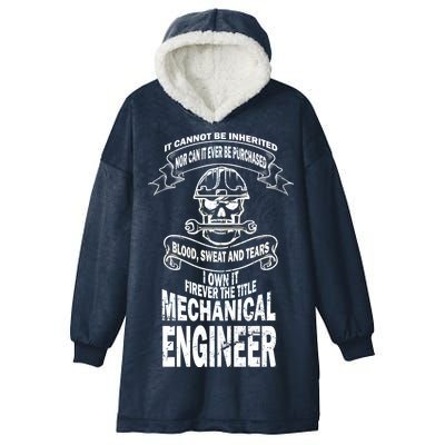 Sweat Blood Tears Mechanical Engineer Hooded Wearable Blanket