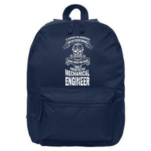 Sweat Blood Tears Mechanical Engineer 16 in Basic Backpack