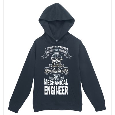 Sweat Blood Tears Mechanical Engineer Urban Pullover Hoodie